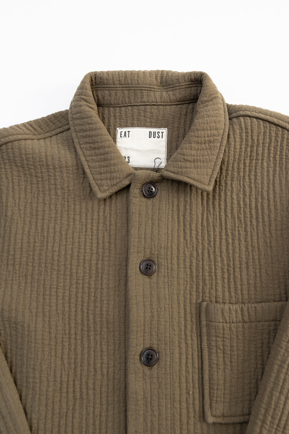 M-I-001 - Cana Shirt Fjord Jacquard - Fossil Green - Image 2
