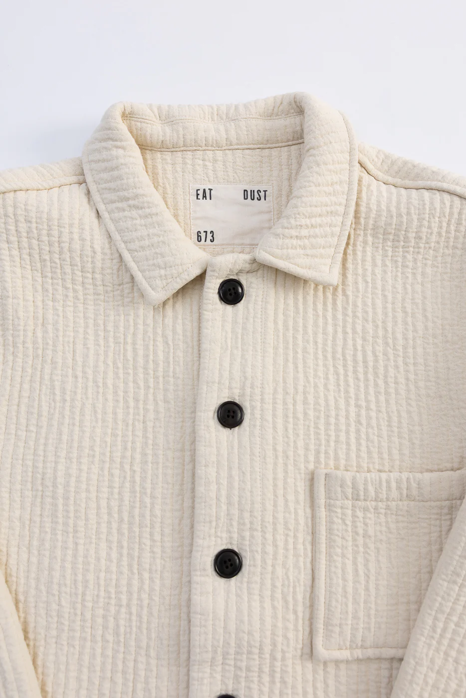 M-I-001 - Cana Shirt Fjord Jacquard - Wheat - Image 2