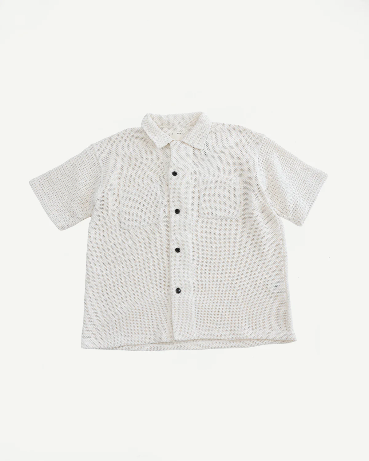M-I-002C - Breeze Shirt Trellis Cotton - Ecru