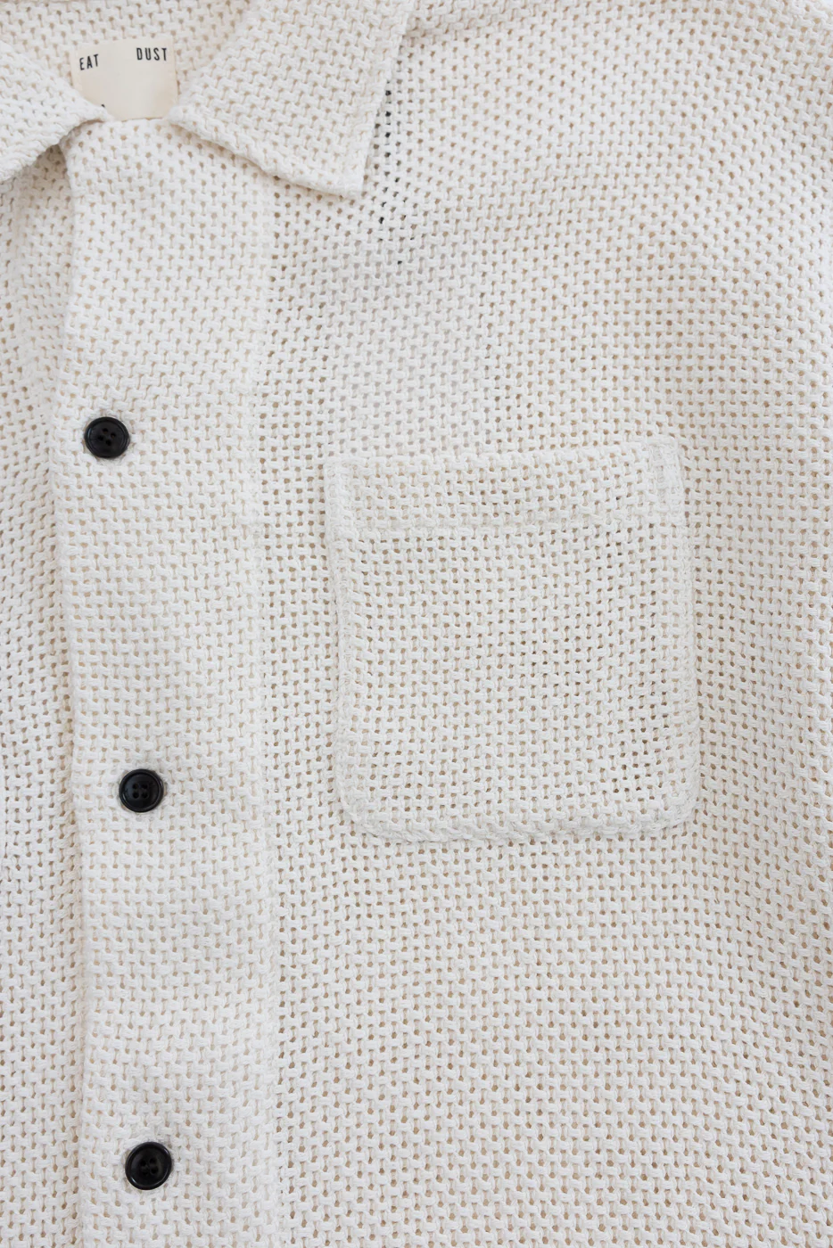 M-I-002C - Breeze Shirt Trellis Cotton - Ecru - Image 3