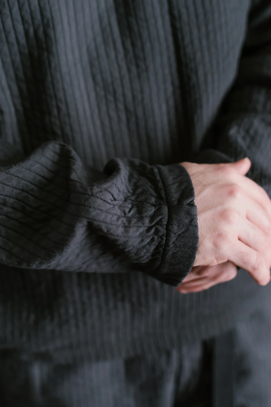 M-I-004 - Judo Sweater Armor Cotton - Asphalt - Image 17
