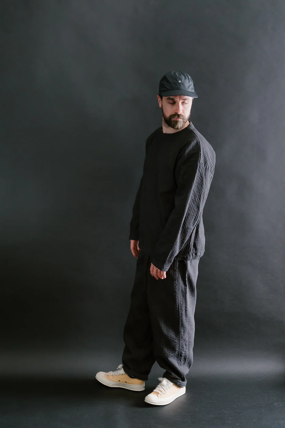 M-I-004 - Judo Sweater Armor Cotton - Asphalt - Image 7