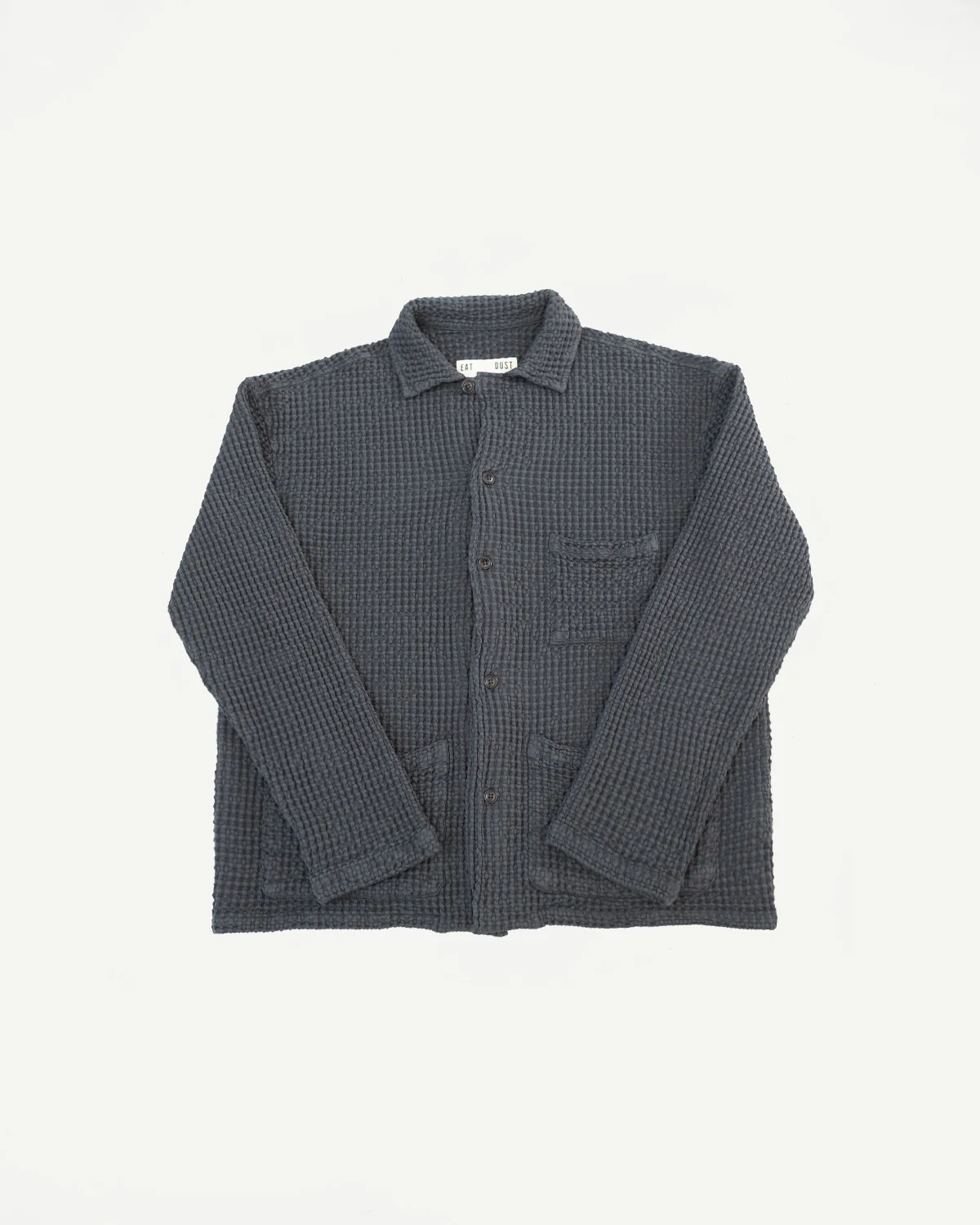 M-I-006 - Cabana Shirt Chickpea Cotton - Asphalt