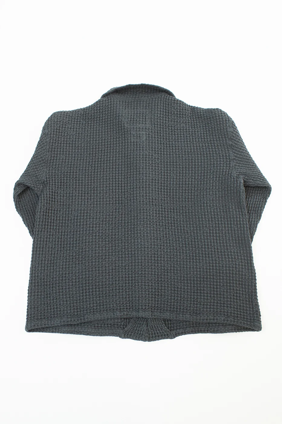 M-I-006 - Cabana Shirt Chickpea Cotton - Asphalt - Image 7