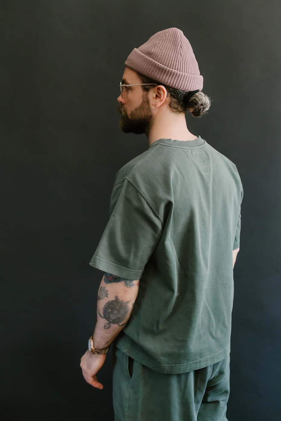 M-J-0001 - Power T Twill Jersey - Forest Green - Image 12