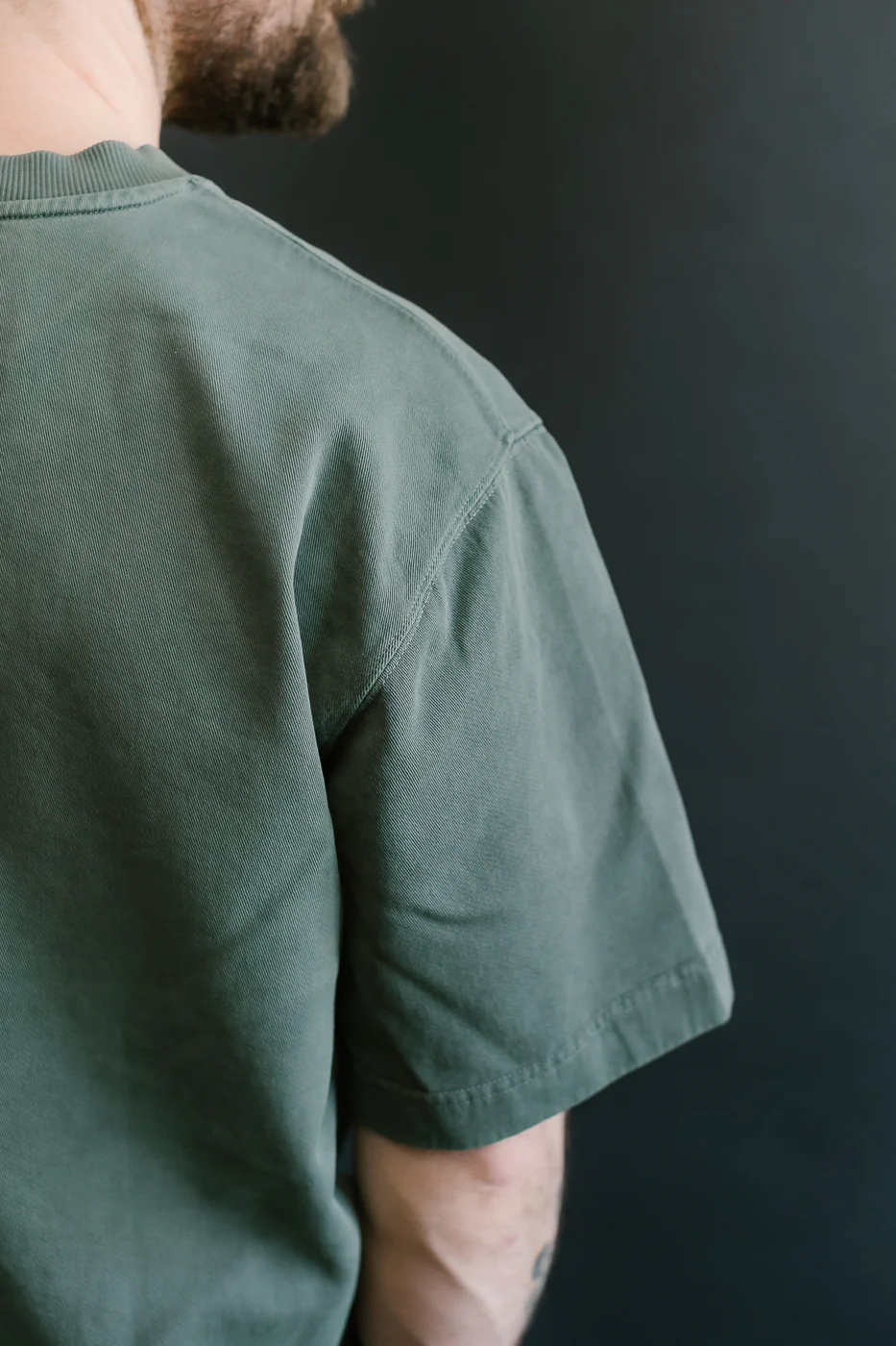M-J-0001 - Power T Twill Jersey - Forest Green - Image 17