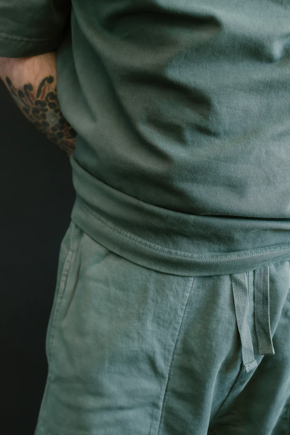 M-J-0001 - Power T Twill Jersey - Forest Green - Image 18
