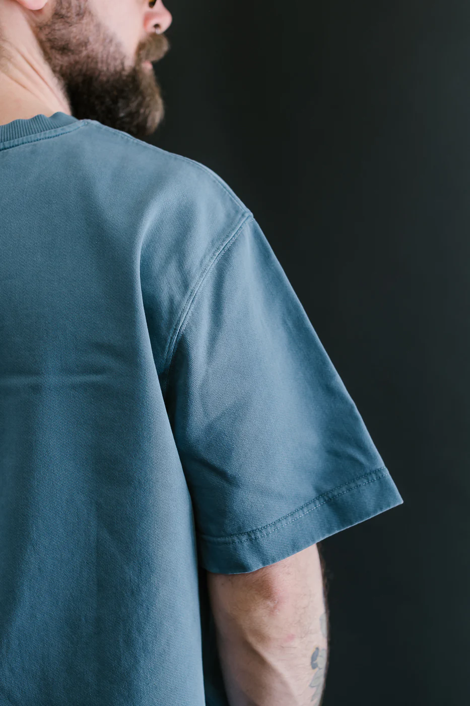 M-J-0001 - Power T Twill Jersey - Gaz Blue - Image 16