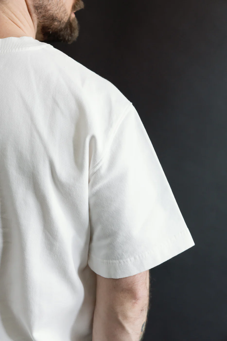 M-J-009 - Power T Twill Jersey - Milk - Image 17