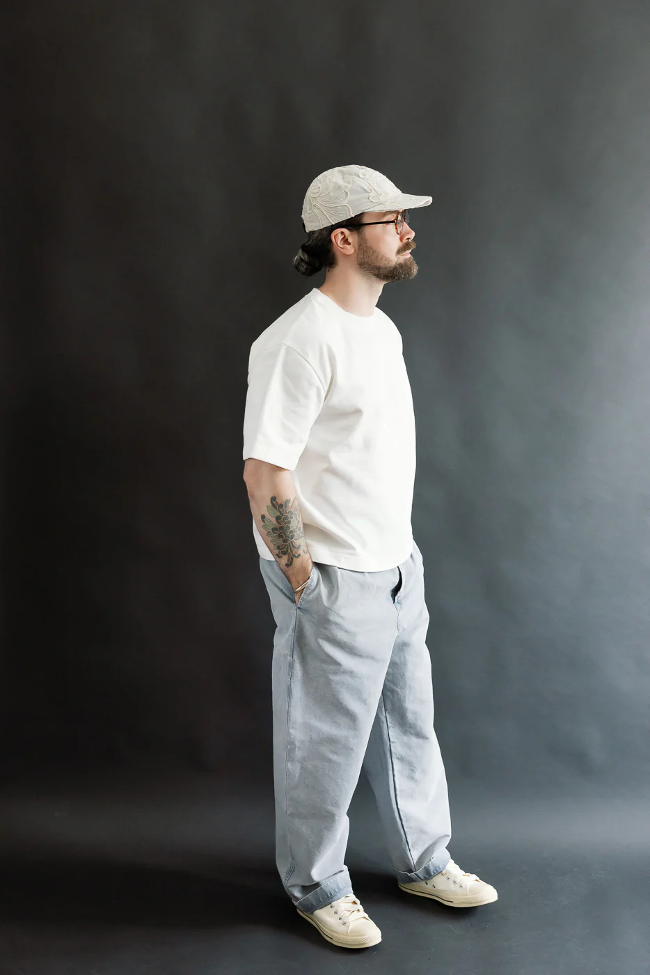 M-J-009 - Power T Twill Jersey - Milk - Image 6