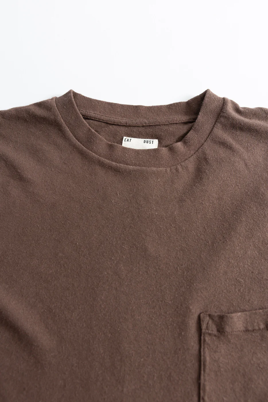 M-J-004 - Pocket T Shirt Cotton Hemp - Aztec Brown - Image 2
