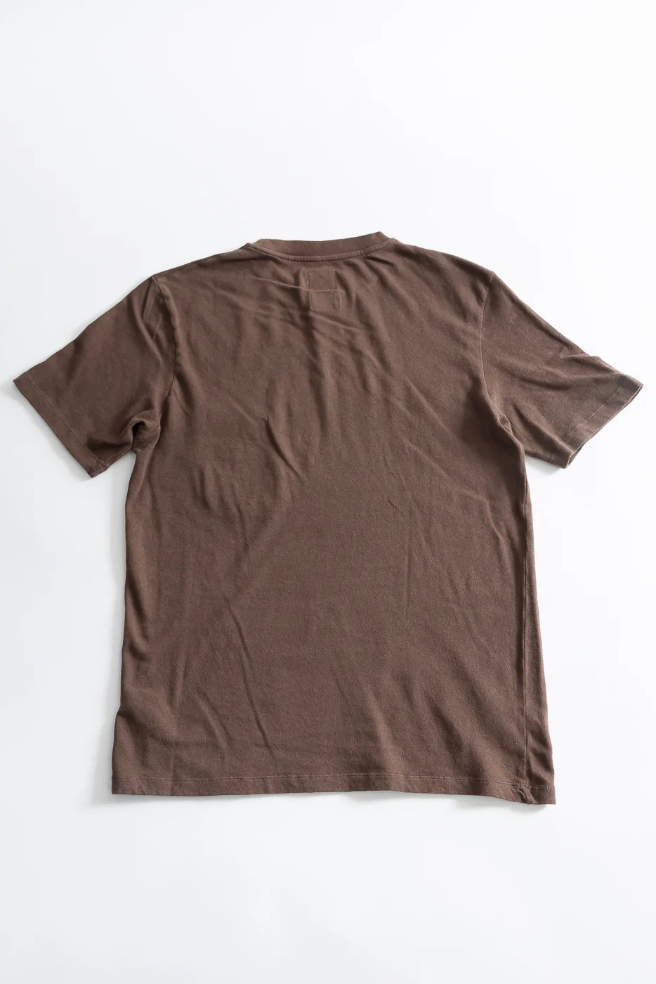 M-J-004 - Pocket T Shirt Cotton Hemp - Aztec Brown - Image 5