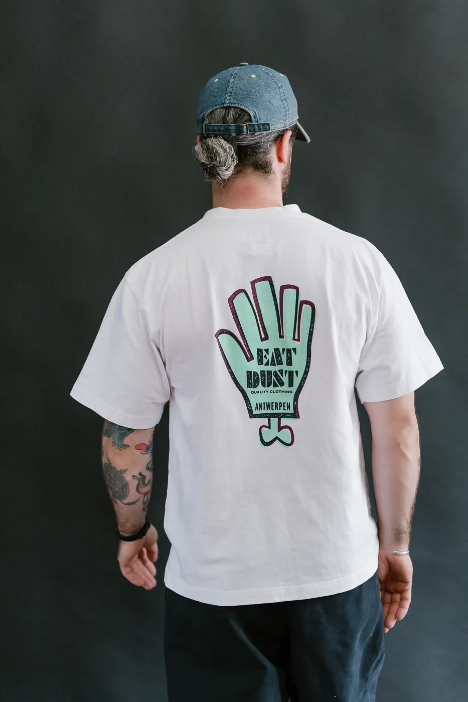 M-J-006 - Russel T-Shirt Antigoon - White - Image 13