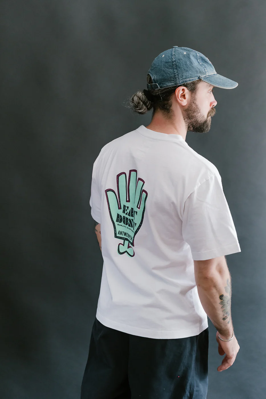 M-J-006 - Russel T-Shirt Antigoon - White - Image 14