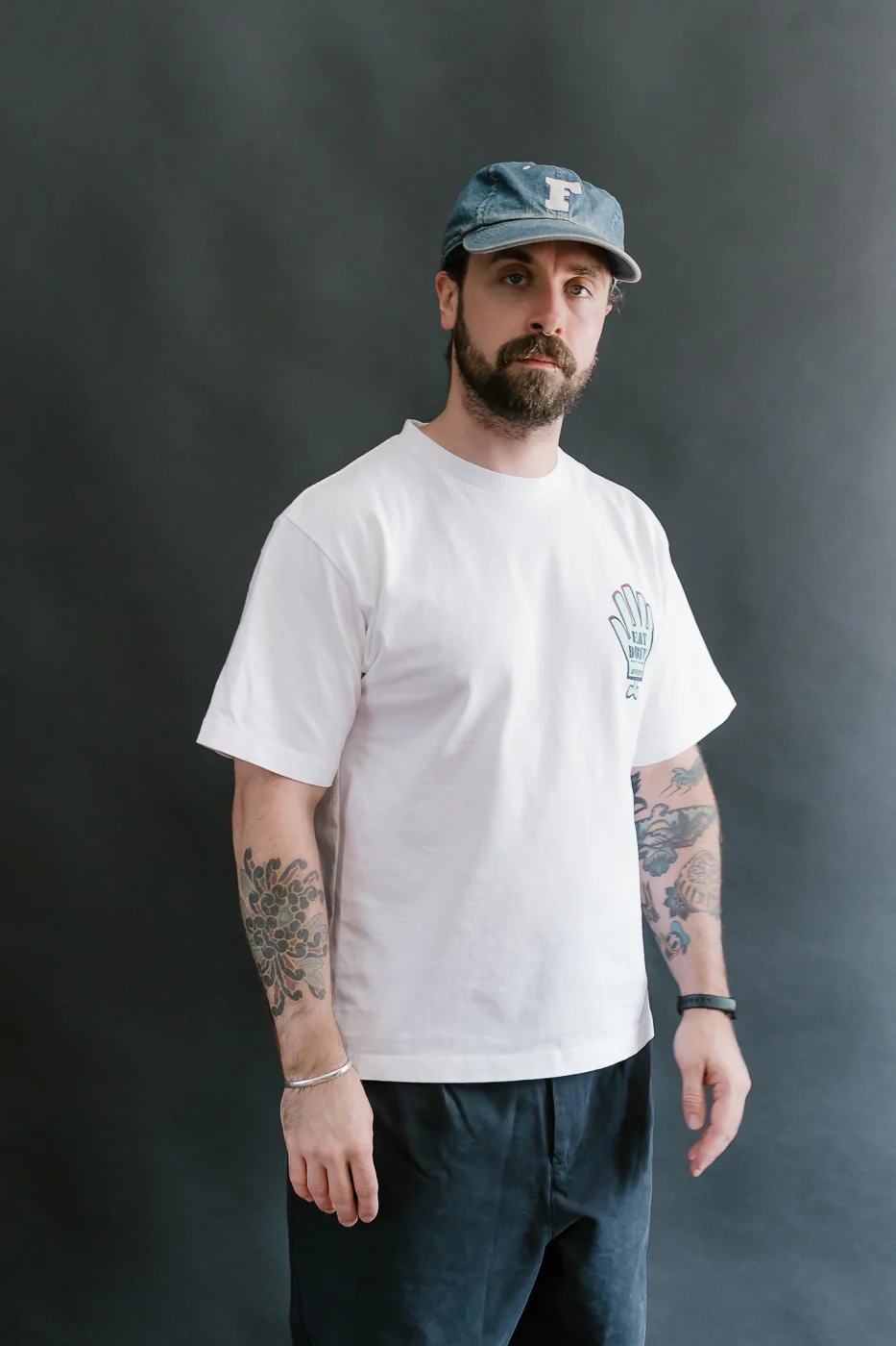 M-J-006 - Russel T-Shirt Antigoon - White - Image 15