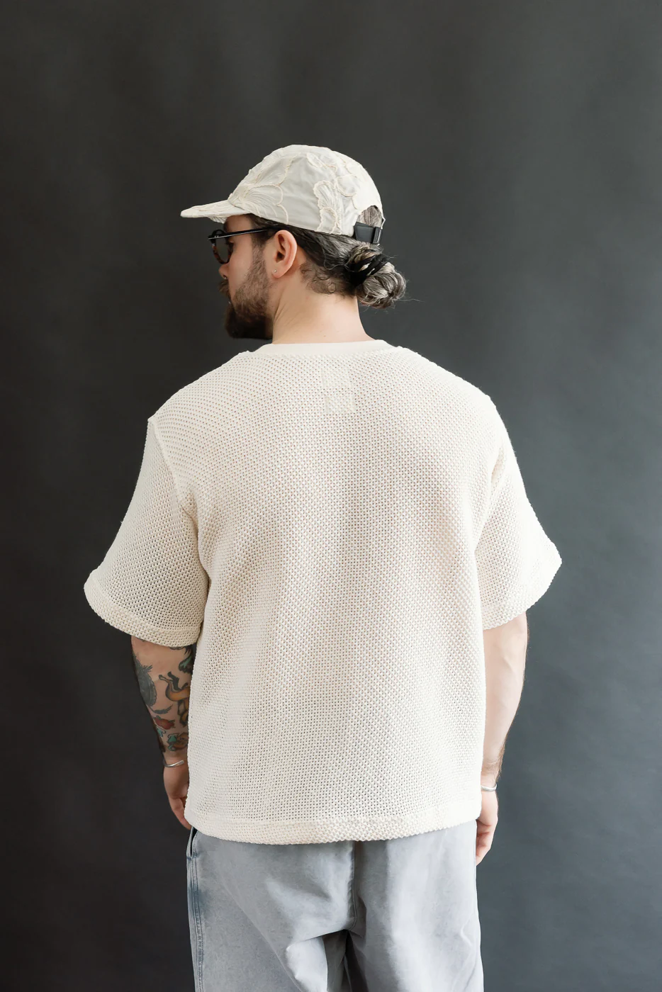M-J-009B - Power T Trellis Cotton - Ecru - Image 11