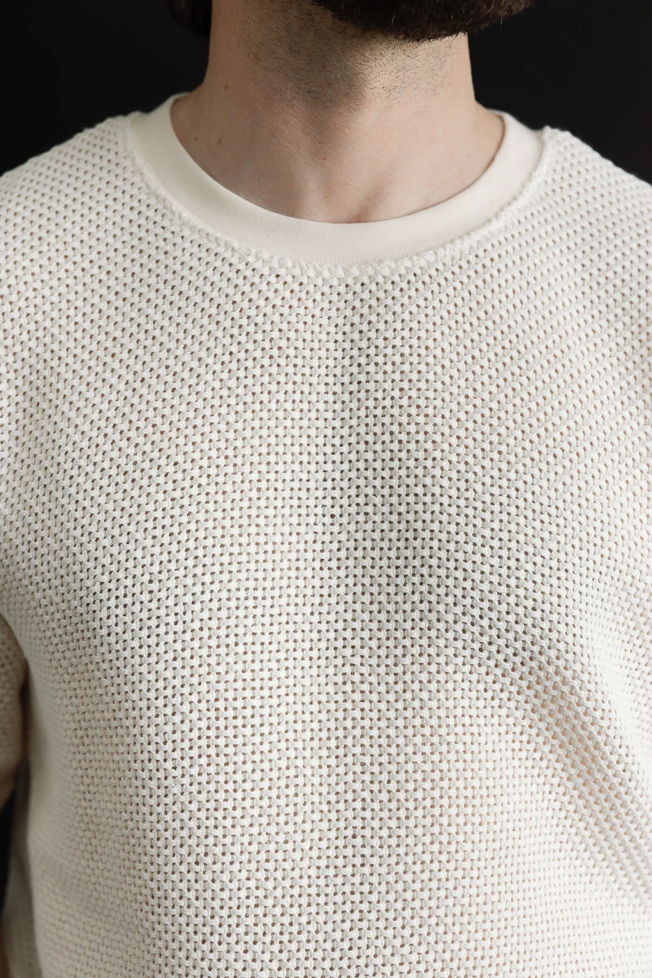 M-J-009B - Power T Trellis Cotton - Ecru - Image 16