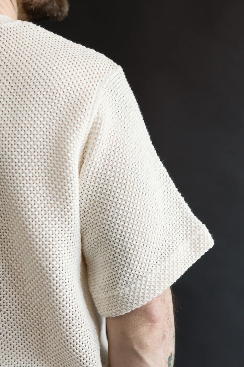 M-J-009B - Power T Trellis Cotton - Ecru - Image 18