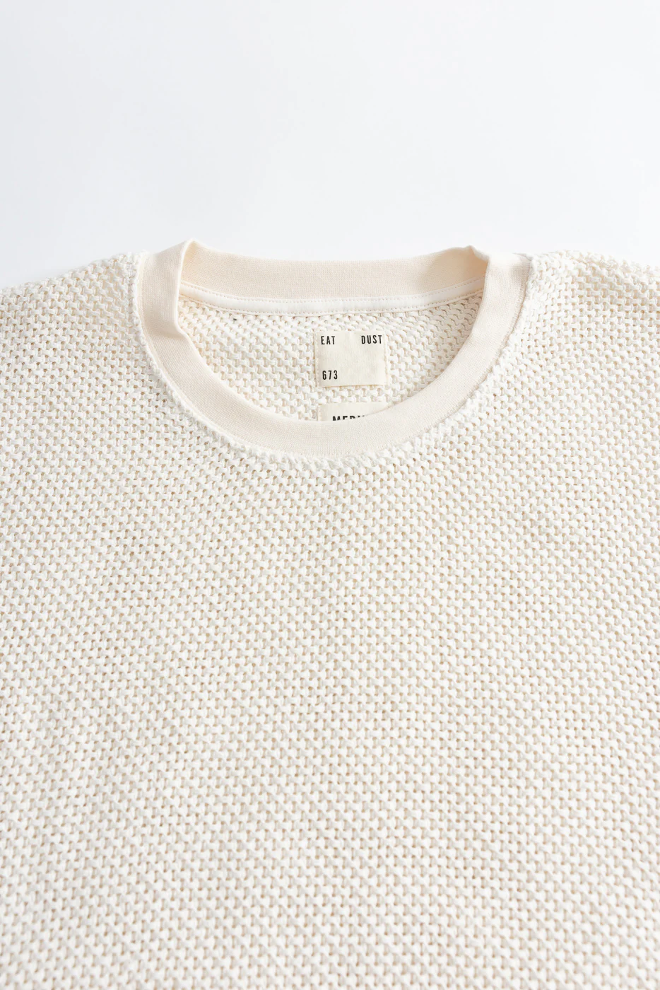 M-J-009B - Power T Trellis Cotton - Ecru - Image 2