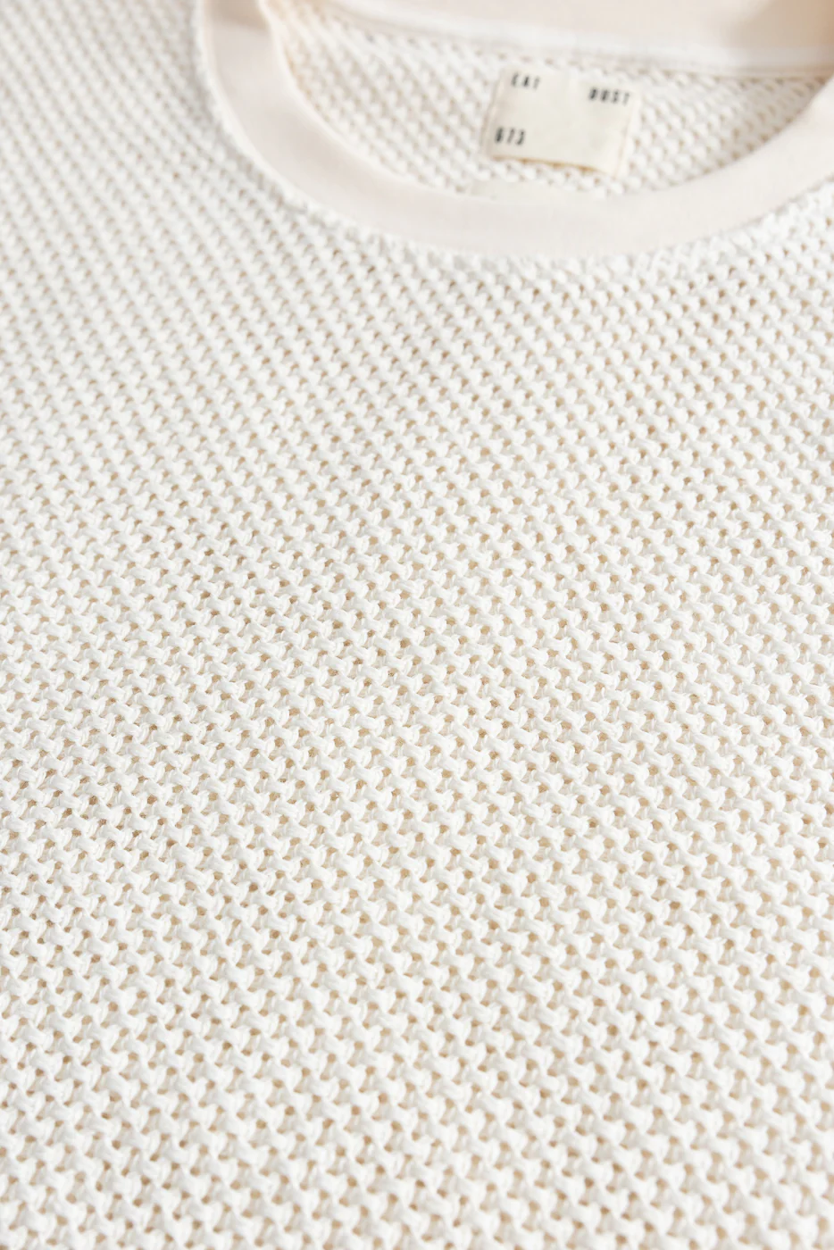 M-J-009B - Power T Trellis Cotton - Ecru - Image 4