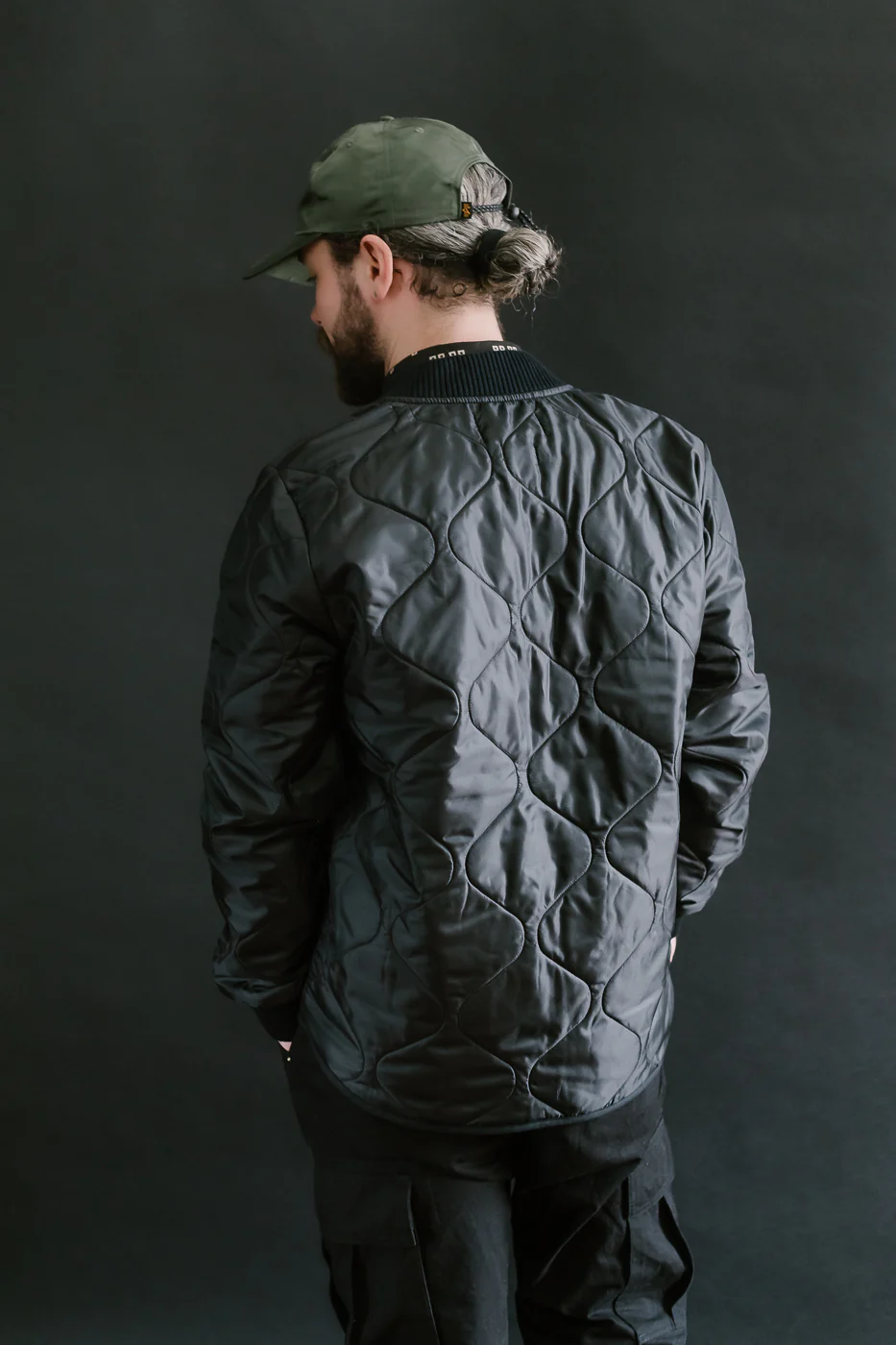 M-Z-A-NOS - Type 2 Frostbite Quilted Nylon Jacket - Black - Image 14