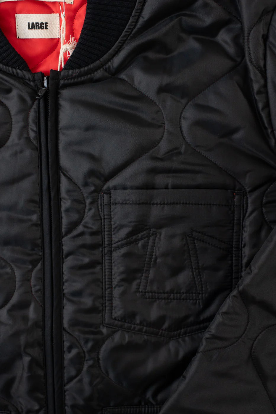 M-Z-A-NOS - Type 2 Frostbite Quilted Nylon Jacket - Black - Image 3
