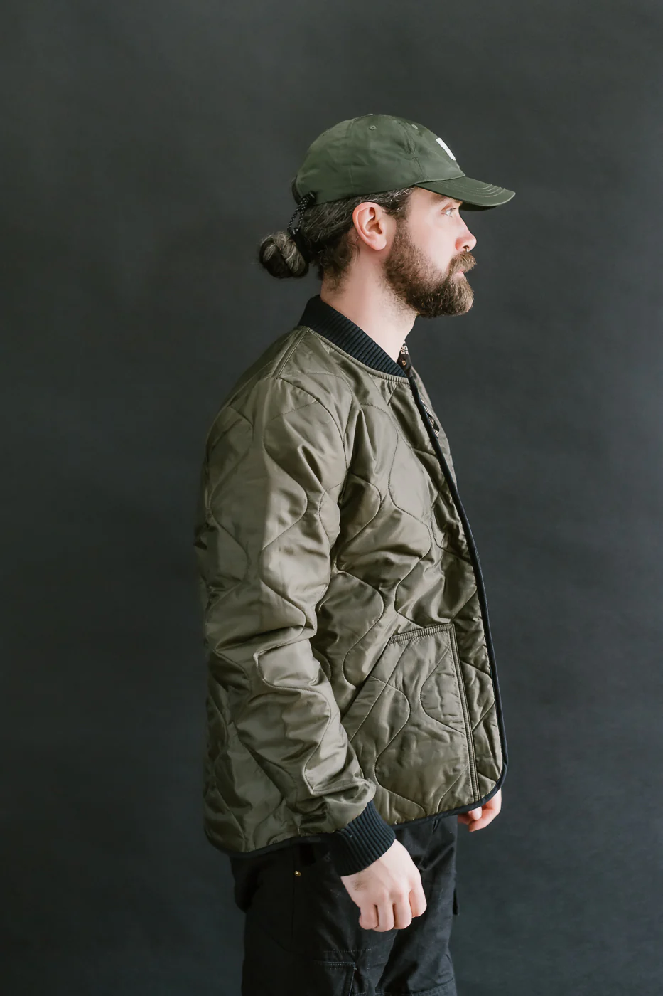 M-Z-A-NOS - Type 2 Frostbite Quilted Nylon Jacket - Khaki - Image 11