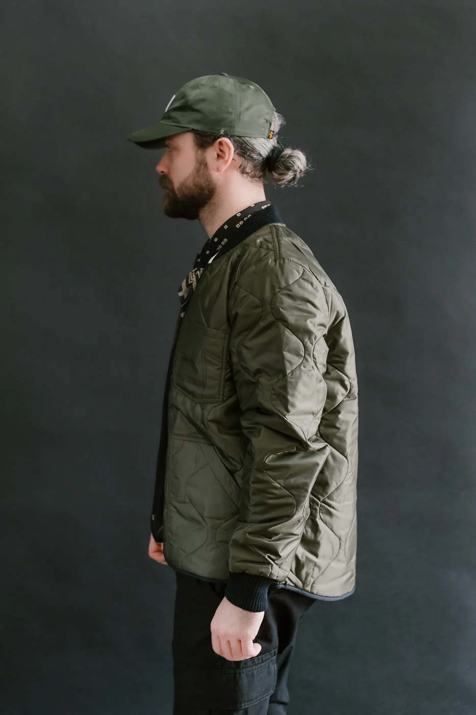M-Z-A-NOS - Type 2 Frostbite Quilted Nylon Jacket - Khaki - Image 14