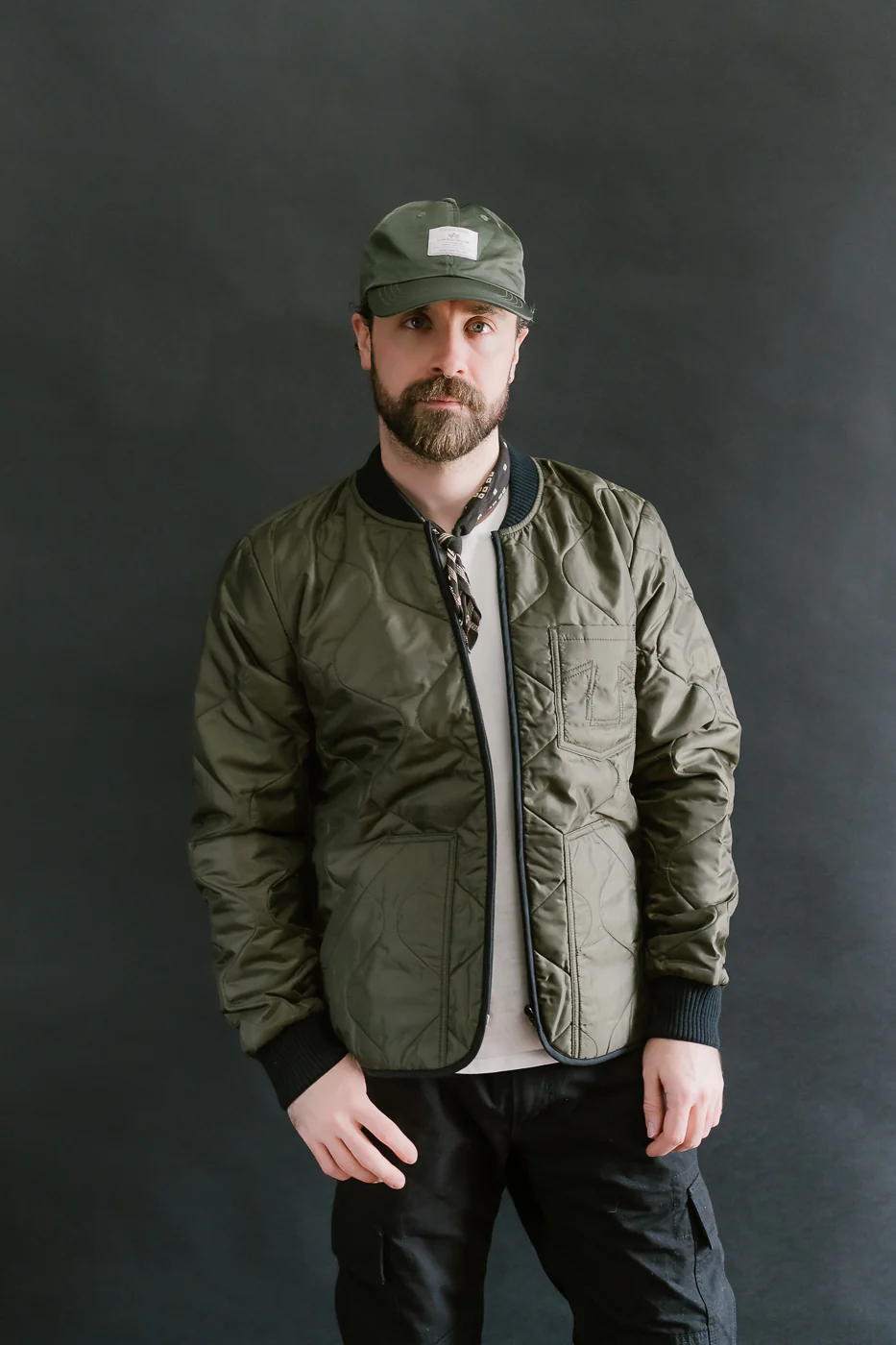 M-Z-A-NOS - Type 2 Frostbite Quilted Nylon Jacket - Khaki - Image 16