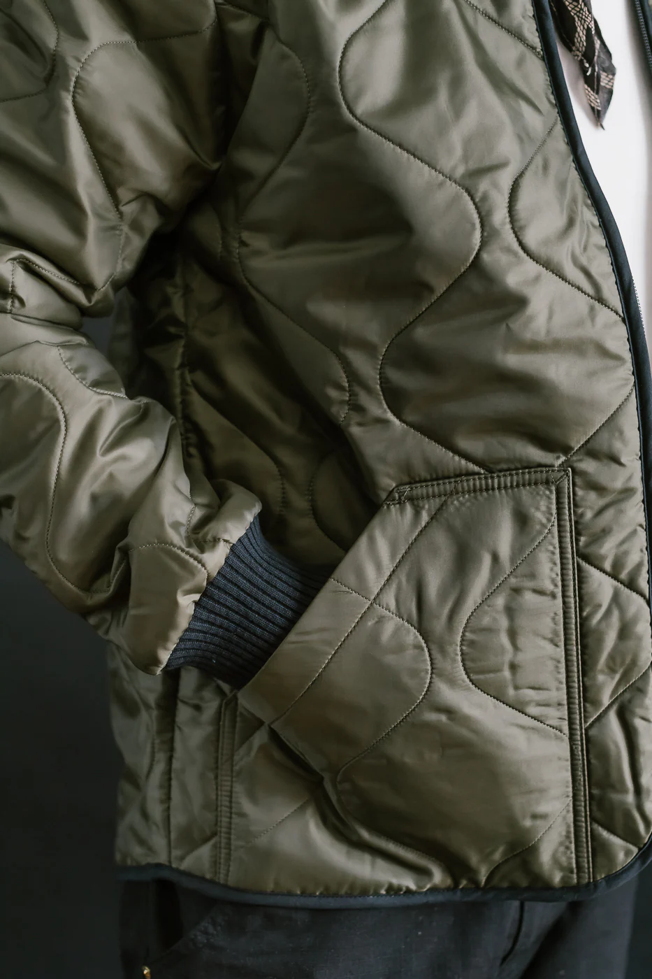 M-Z-A-NOS - Type 2 Frostbite Quilted Nylon Jacket - Khaki - Image 22