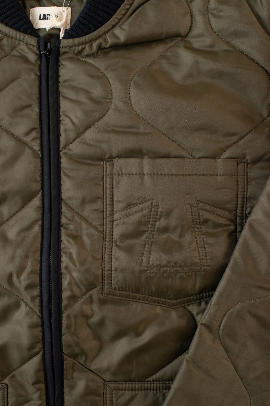 M-Z-A-NOS - Type 2 Frostbite Quilted Nylon Jacket - Khaki - Image 3