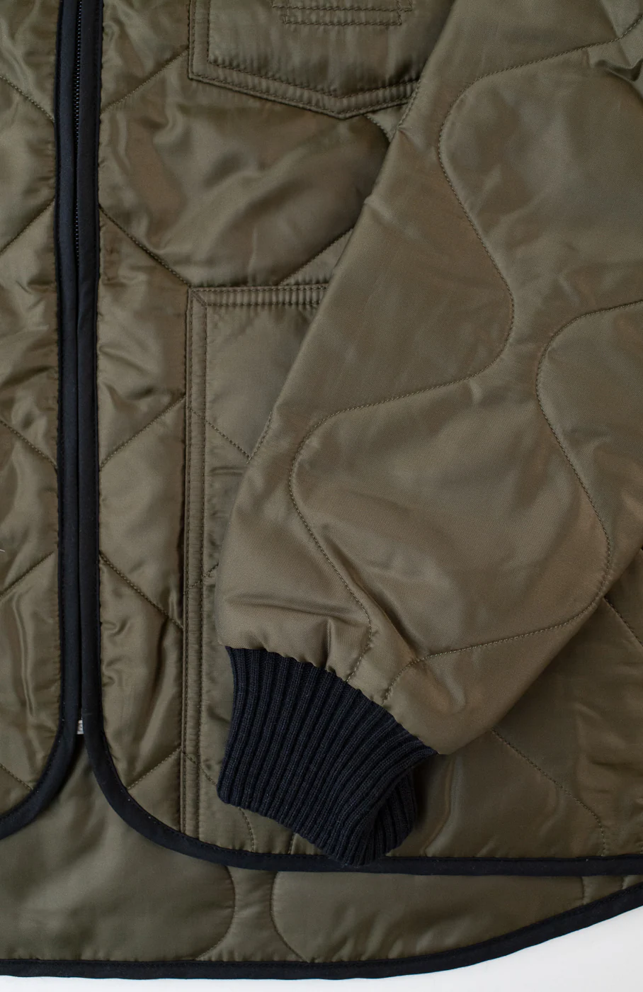 M-Z-A-NOS - Type 2 Frostbite Quilted Nylon Jacket - Khaki - Image 4