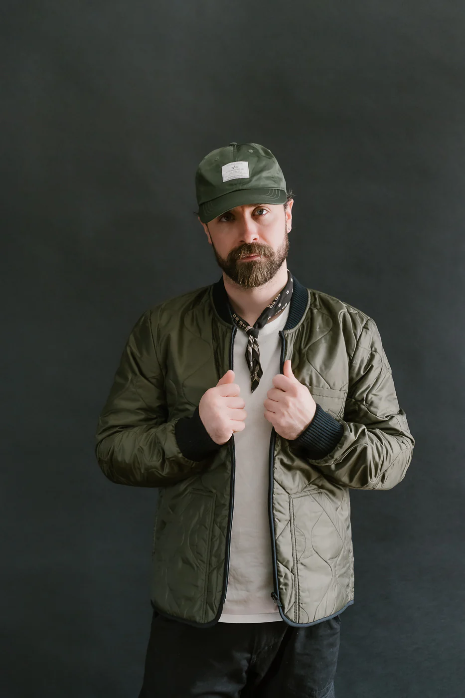 M-Z-A-NOS - Type 2 Frostbite Quilted Nylon Jacket - Khaki - Image 9