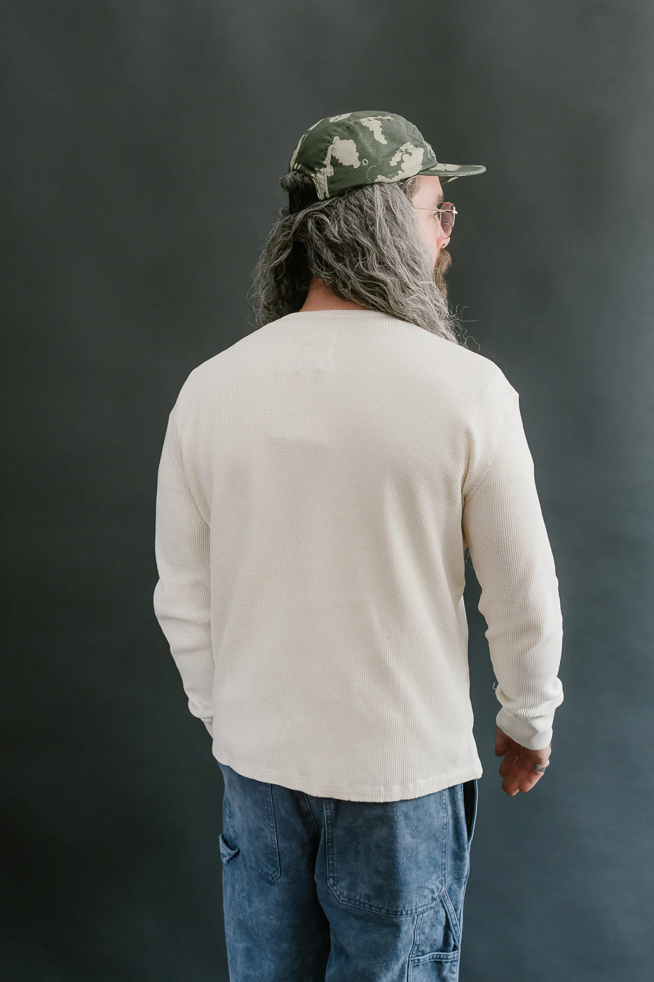 M-Z-J-NOS-008 - Thermo Waffle T Jersey - Off White - Image 10