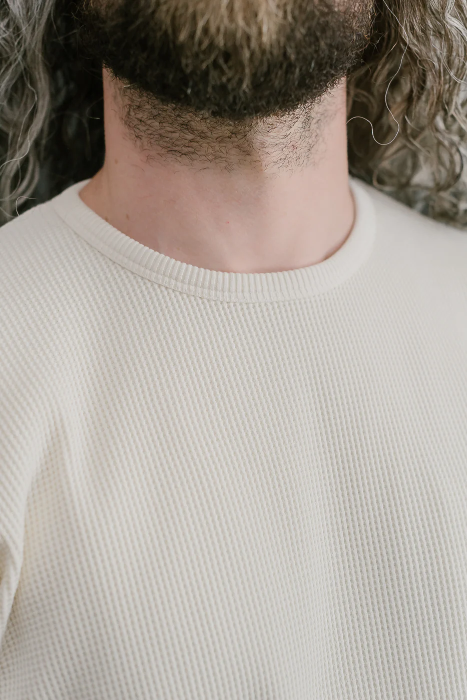 M-Z-J-NOS-008 - Thermo Waffle T Jersey - Off White - Image 16
