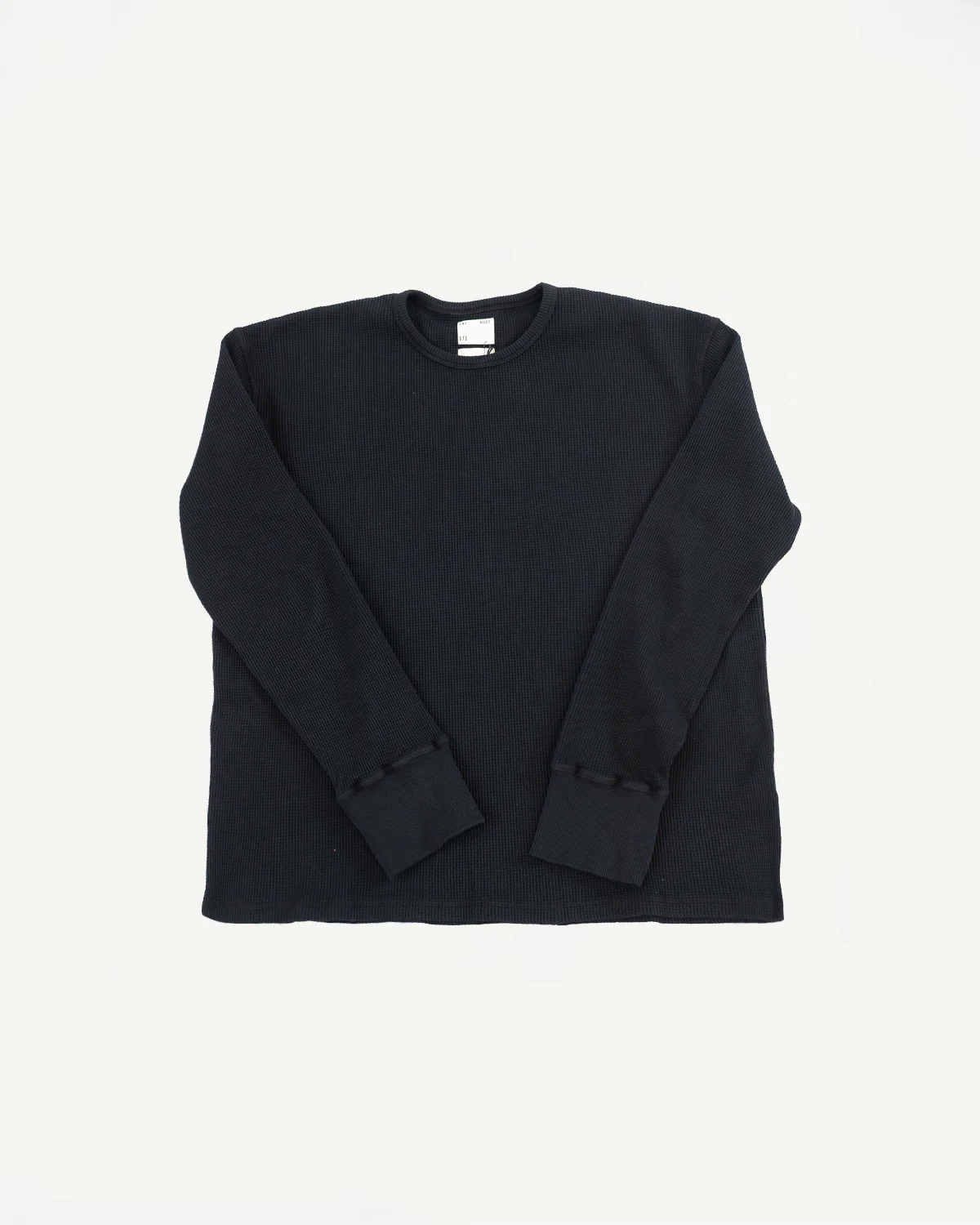 M-Z-J-NOS-900 - Thermo Waffle T Jersey - Black