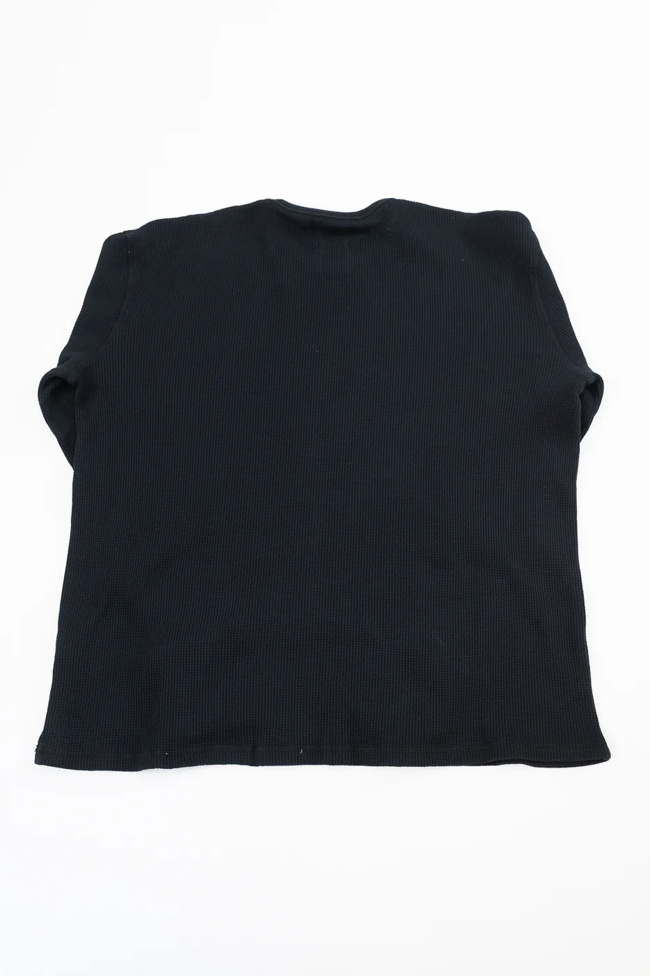 M-Z-J-NOS-900 - Thermo Waffle T Jersey - Black - Image 4