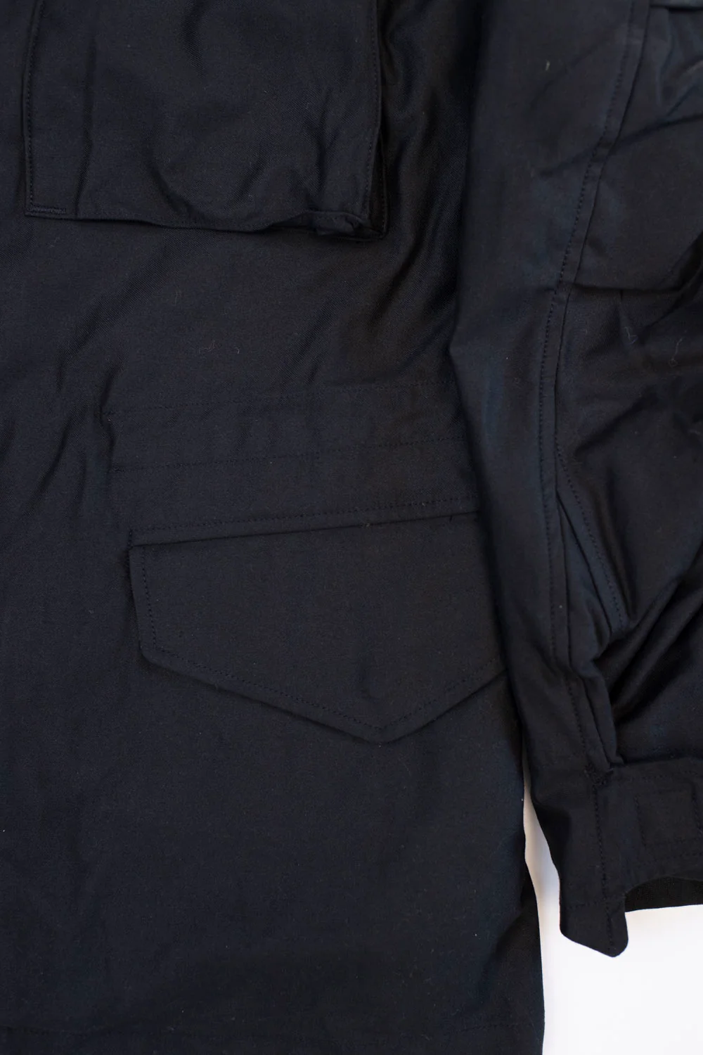 01-6065-61 - M65 Field Jacket Reverse Sateen - All Black - Image 4