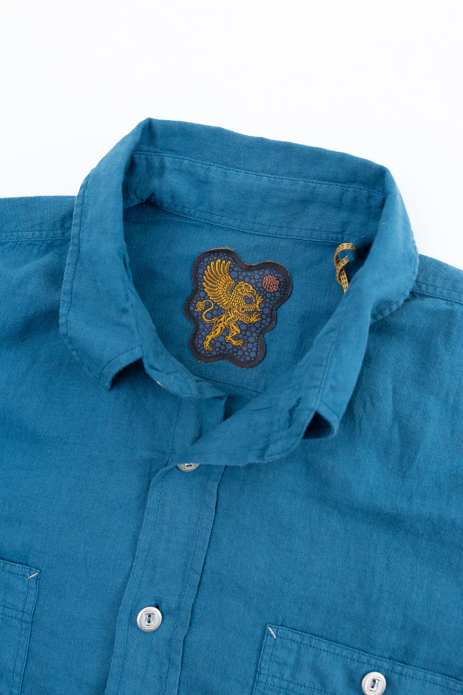 McAllen Shirt Mill Scale Canvas - Ocean Blue - Image 5