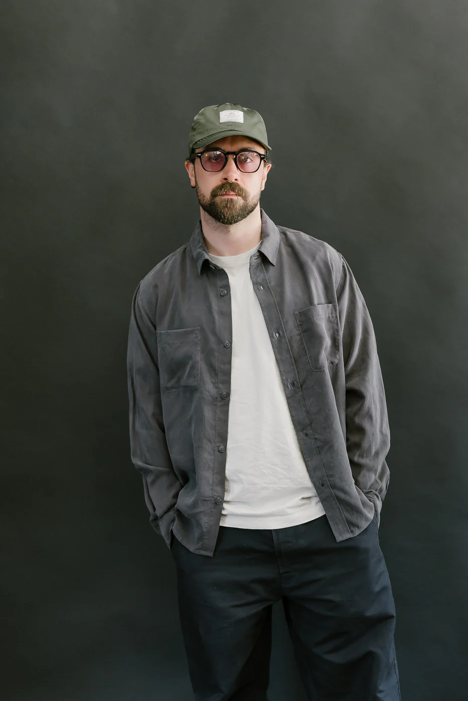 Mechanic Shirt Lyocell - Charcoal - Image 15