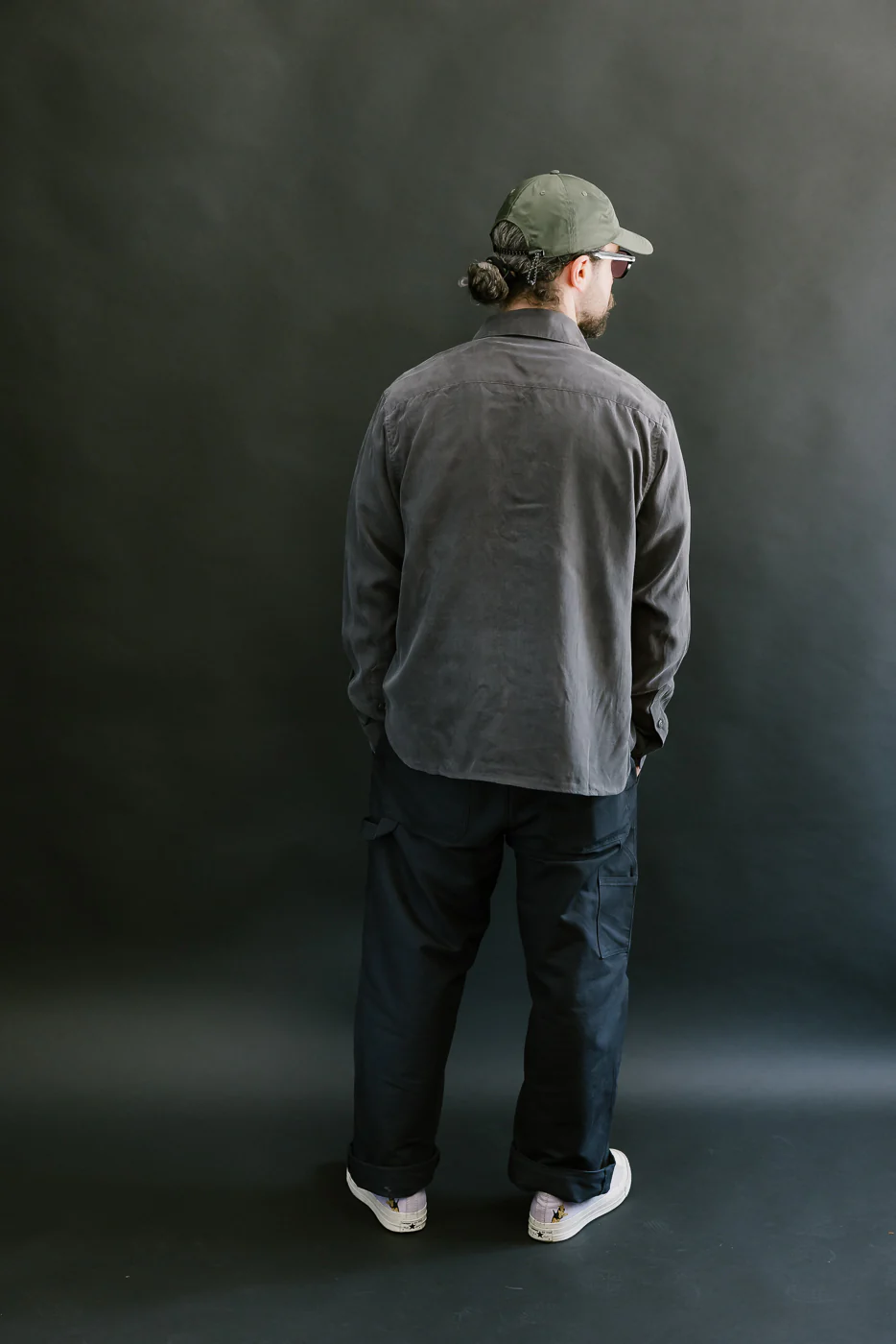 Mechanic Shirt Lyocell - Charcoal - Image 9