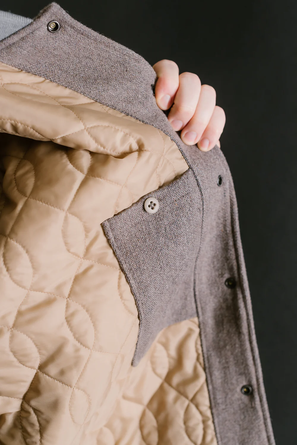 Melton Award Jacket - 38 Sepia - Image 21