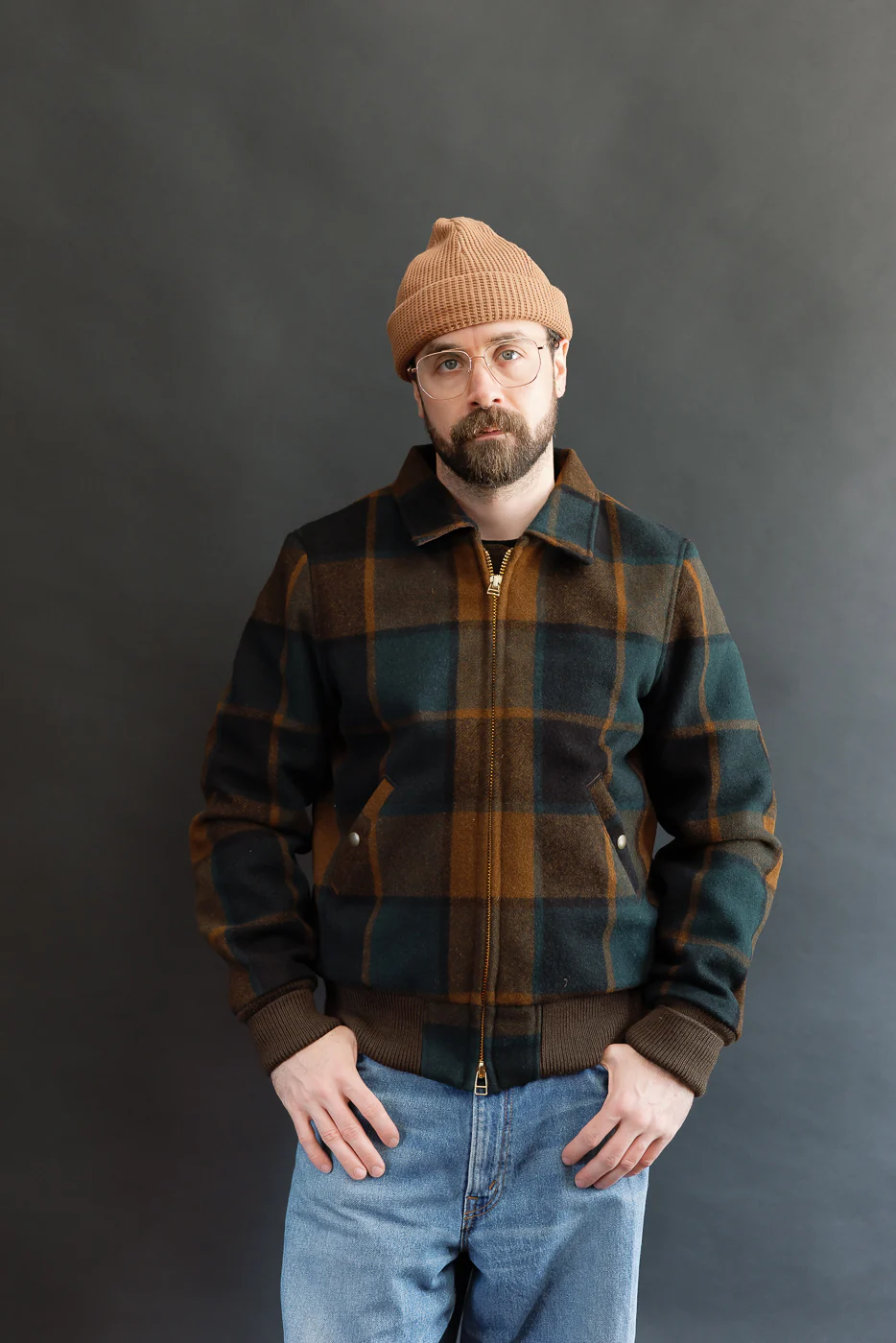 Melton Wool Weekender Jacket - Oregon Plaid - Image 10