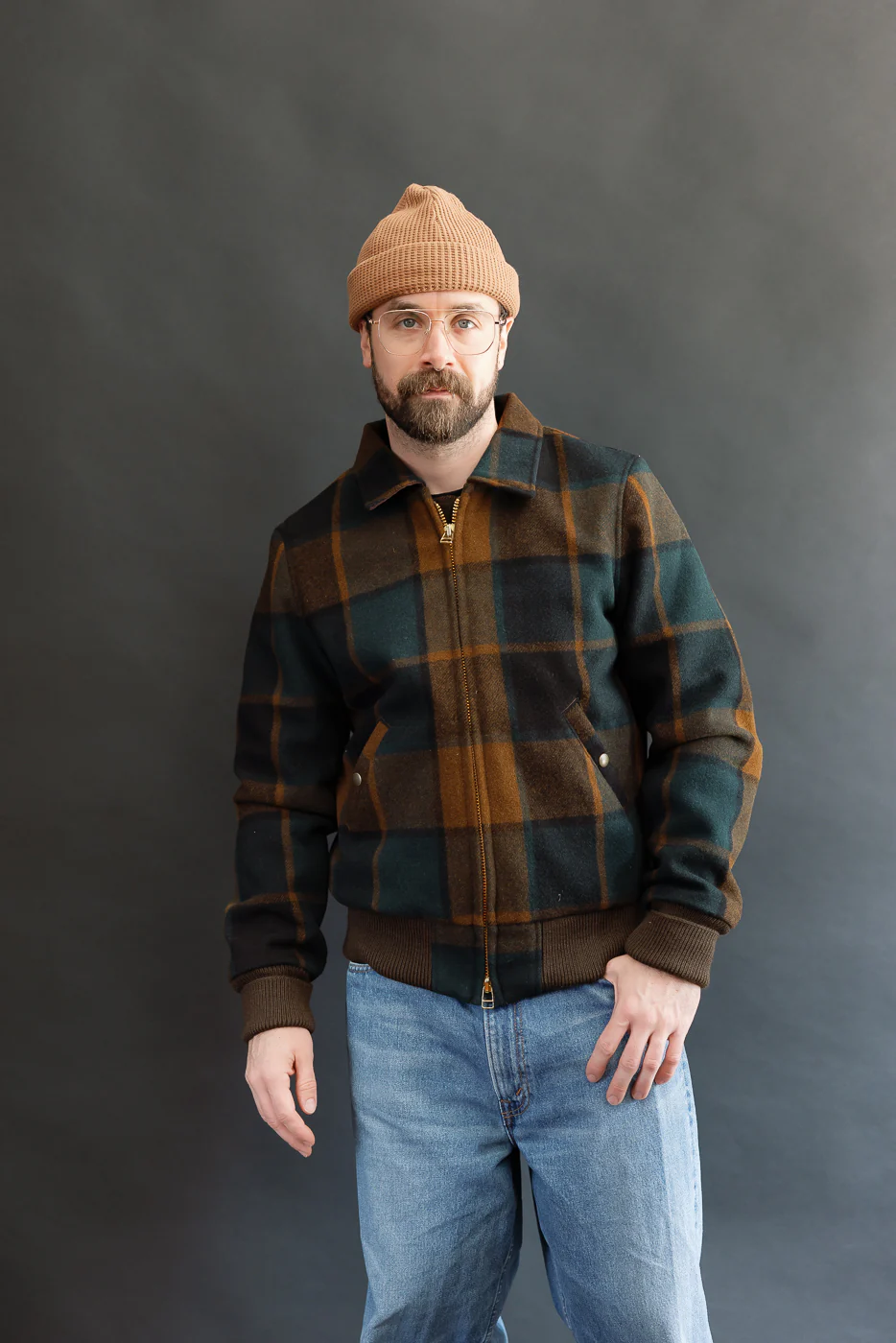 Melton Wool Weekender Jacket - Oregon Plaid - Image 15