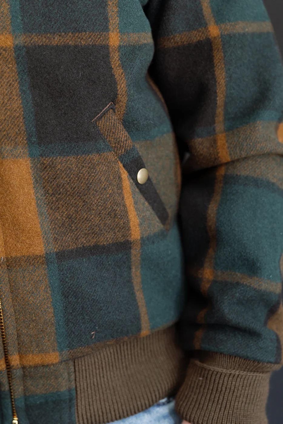 Melton Wool Weekender Jacket - Oregon Plaid - Image 17