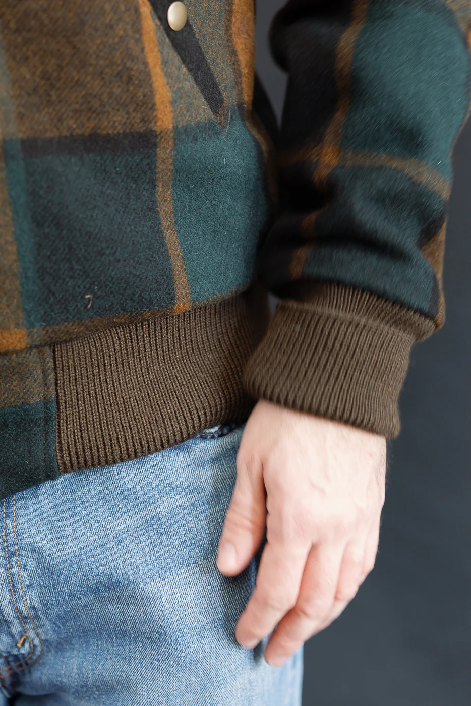 Melton Wool Weekender Jacket - Oregon Plaid - Image 18