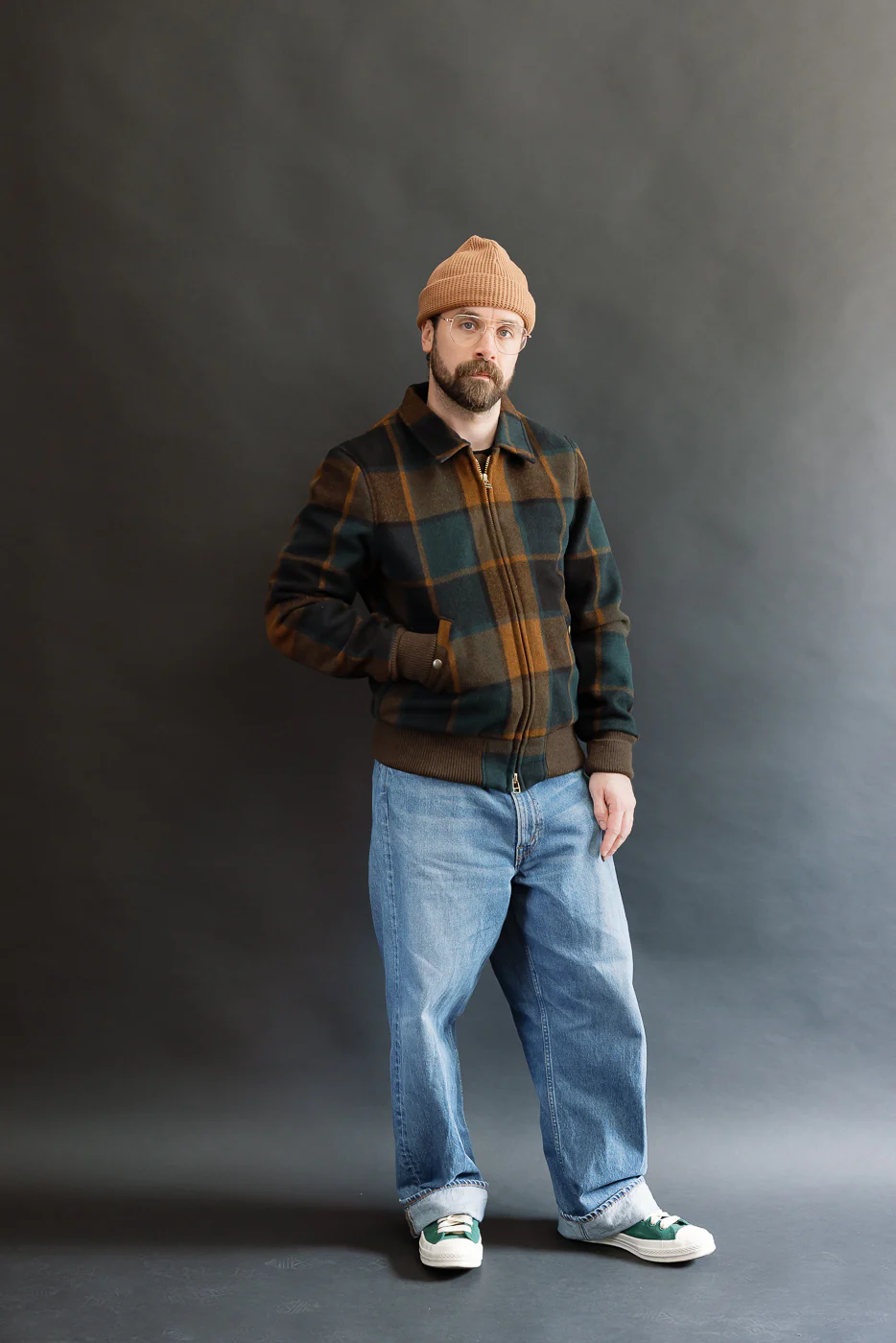 Melton Wool Weekender Jacket - Oregon Plaid - Image 7