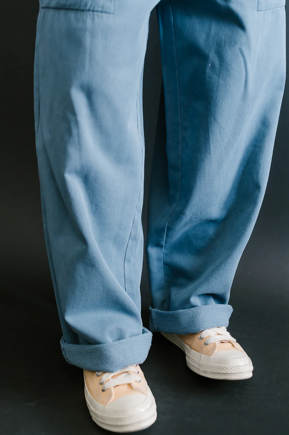 M-J-0003 - Reformer Pants Twill Jersey - Gaz Blue - Image 18
