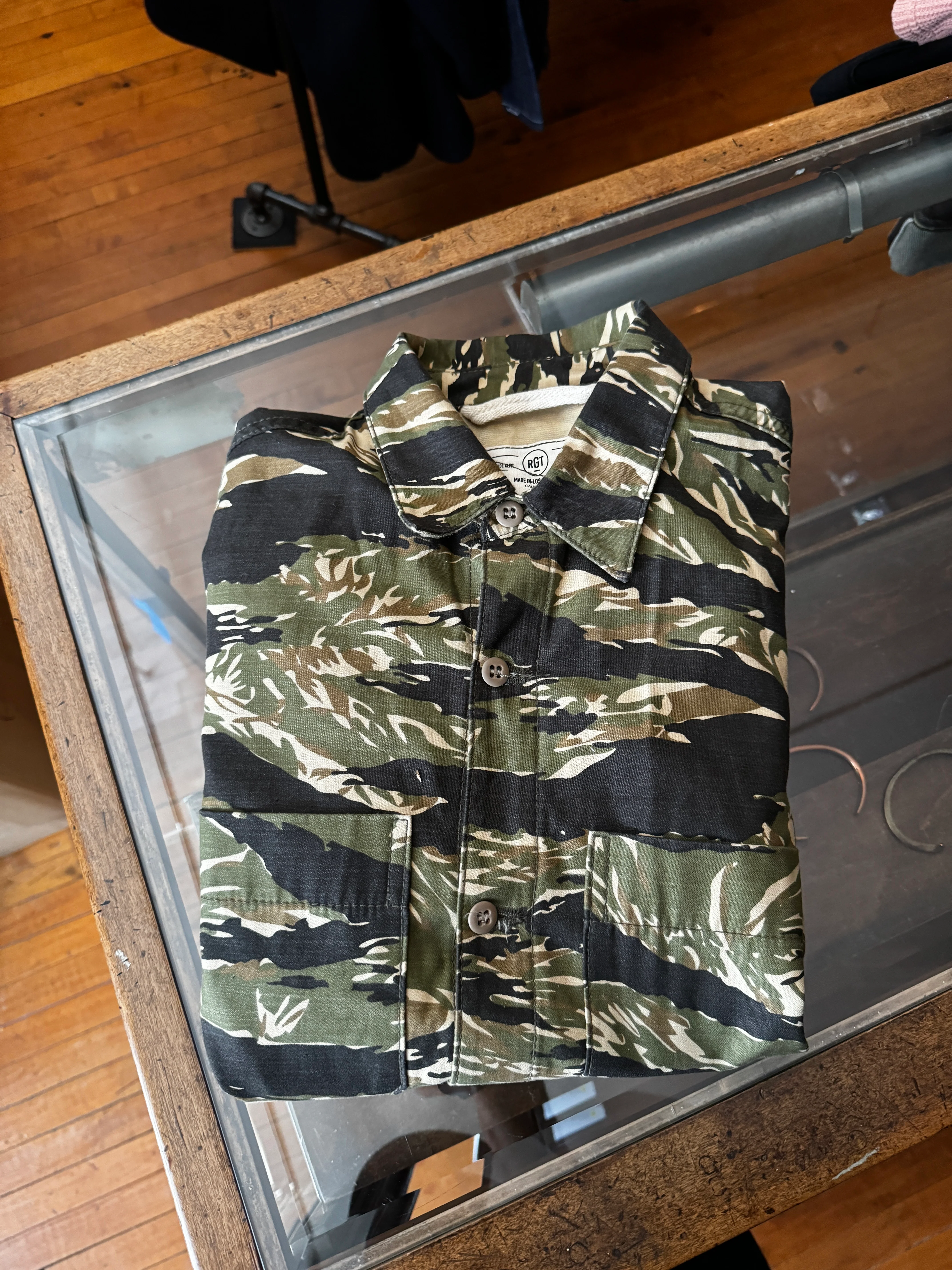 Moderately Used - Tiger Camo Patrol Work Shirt - Small - Image 2