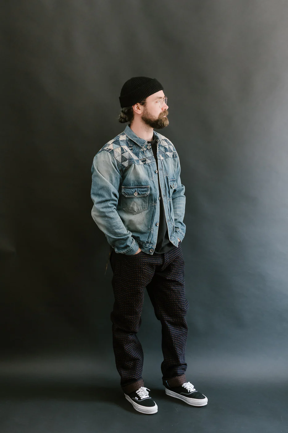 MSP-4000 - Tsugihagi Selvedge Denim Jacket - Used Indigo - Image 10